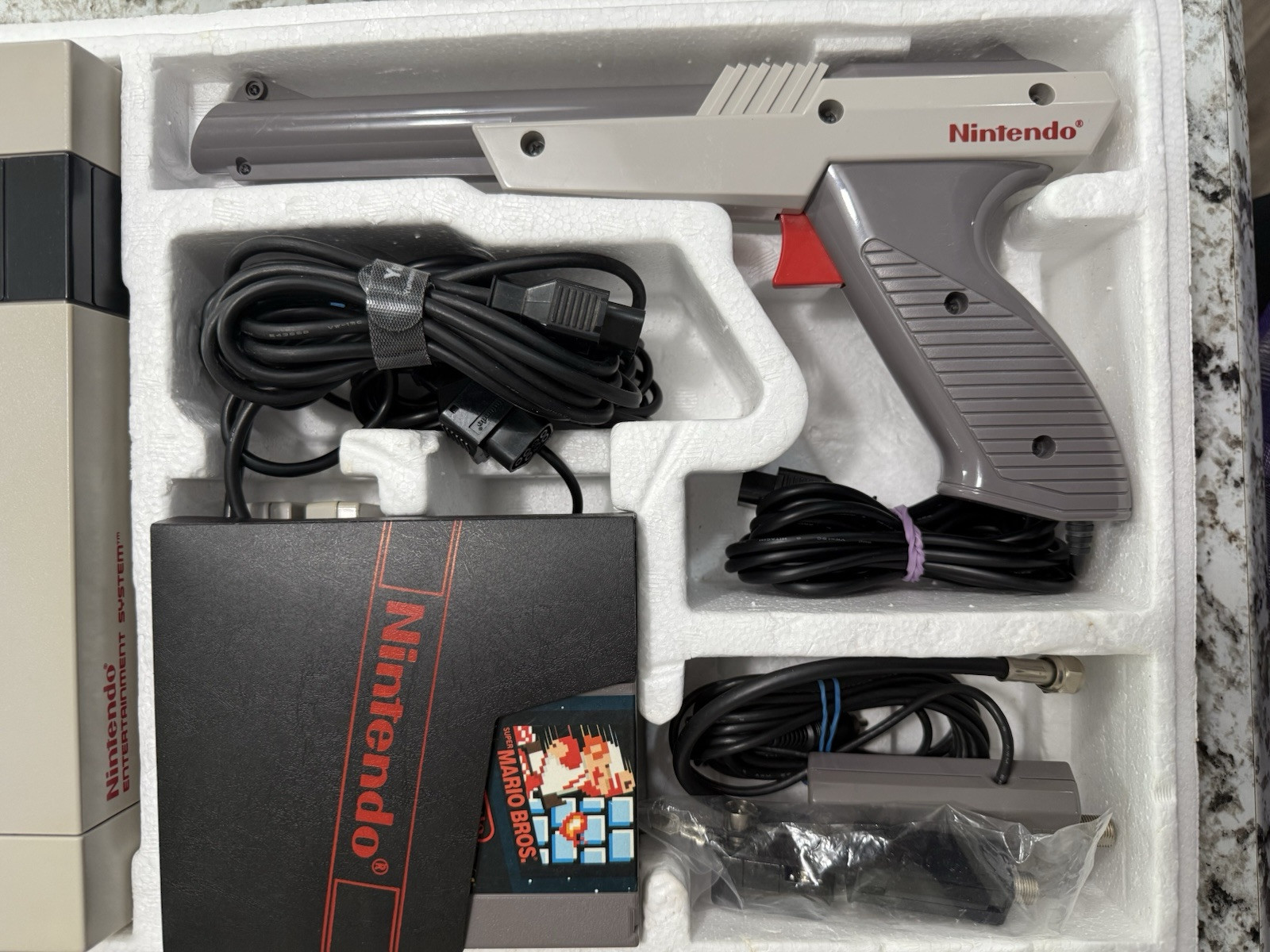Nintendo NES Action Set Home Console- Complete In Box
