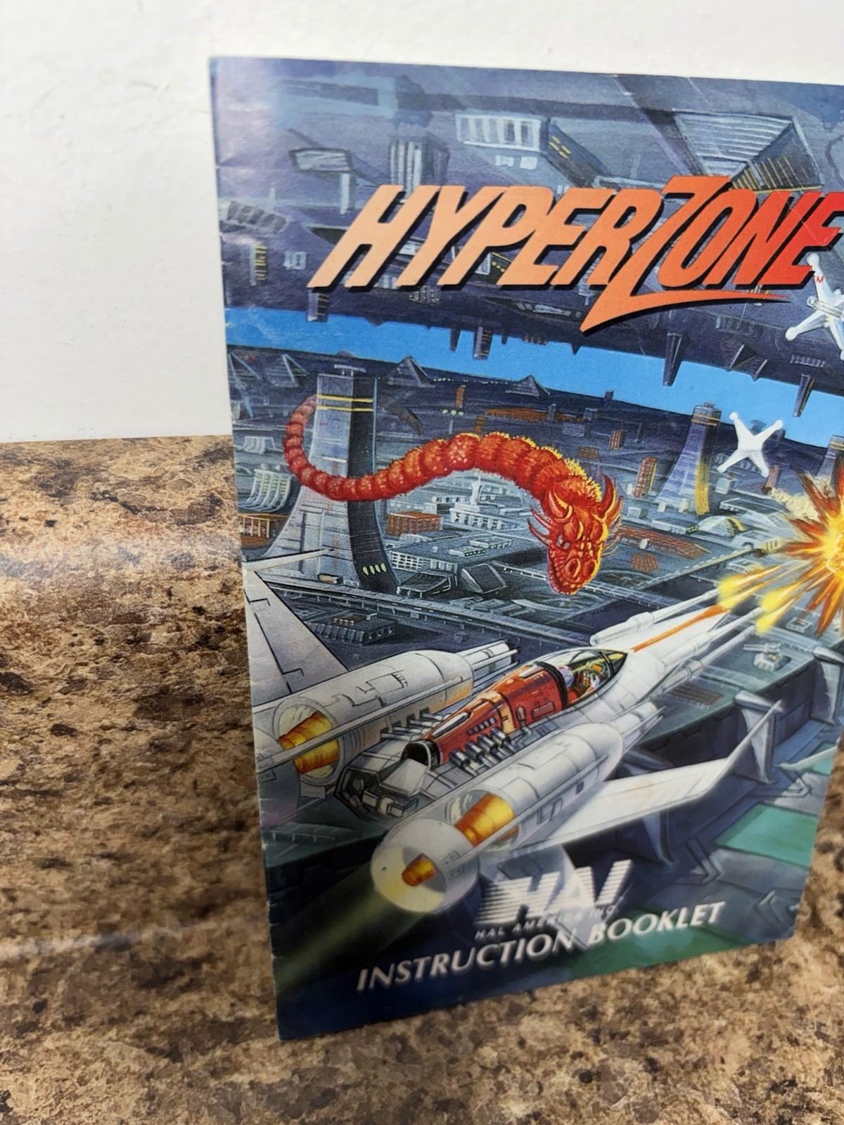 HyperZone Super Nintendo SNES Instruction Manual Booklet ONLY Hyper Zone