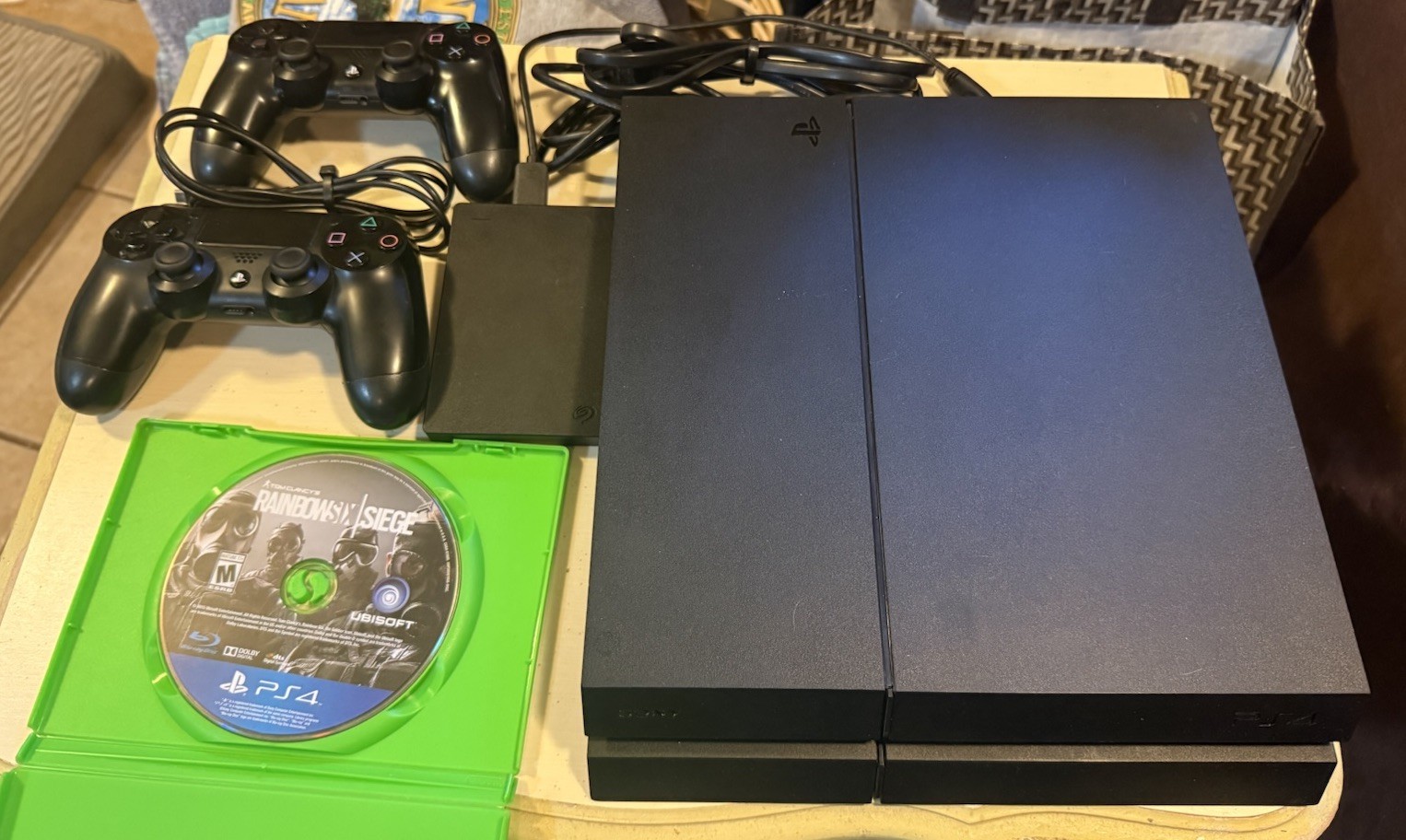 Sony PlayStation 4 (CUH-1215A) PS4 500GB + 2TB EXT Console Bundle
