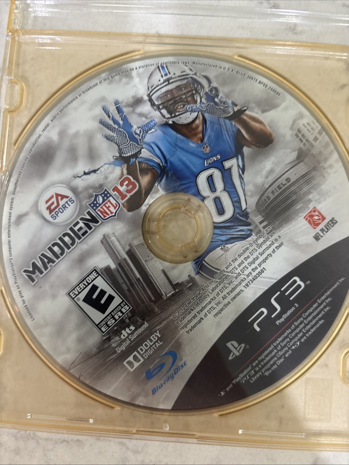 EA SPORTS MADDEN NFL 13 – PS3 – DISC ONLY