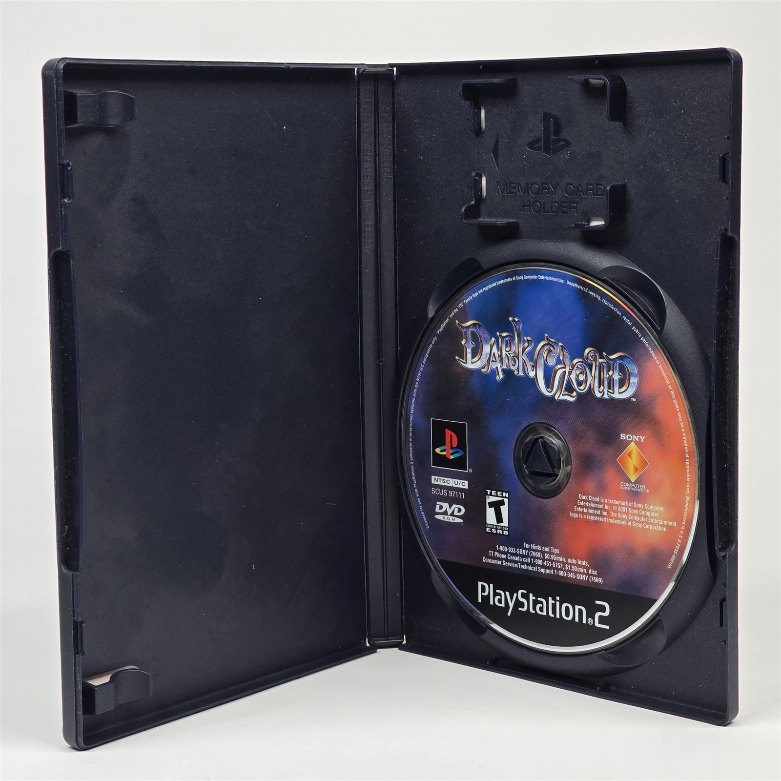 Dark Cloud (PlayStation 2 PS2) Black Label Case & Disc