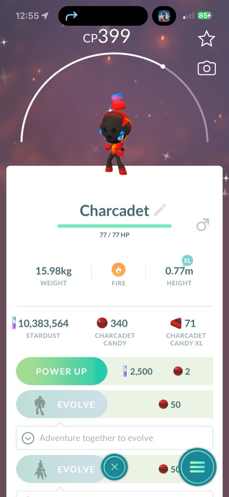 Pokémon PTC GO | LVL 70 |113✨|10.3☄️ Charcadet, Bg Ditto X 9
