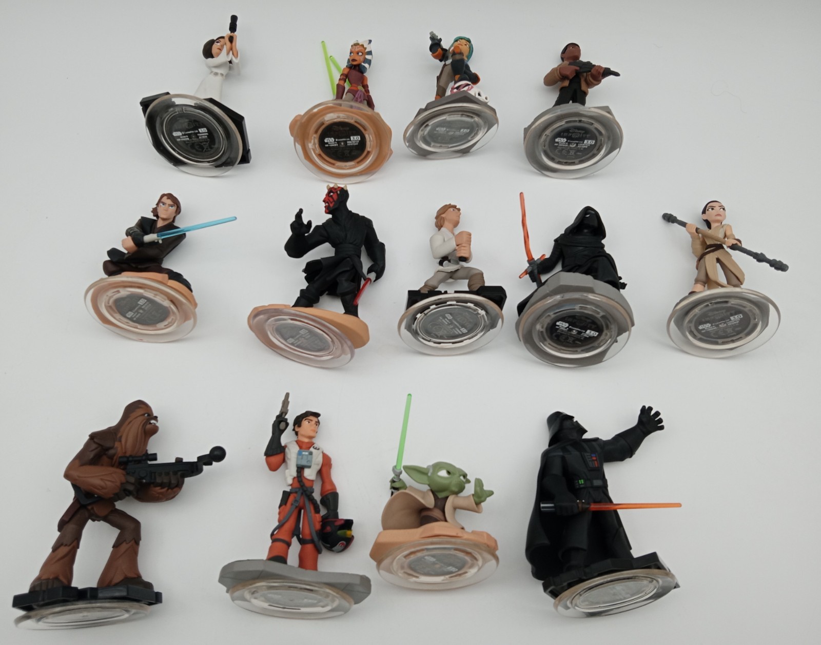 Disney Infinity 3.0: Star Wars Character Figures Lot of 13 Lightsaber missing