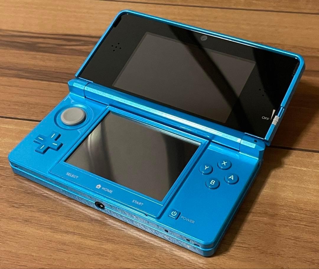 Nintendo 3DS Light Blue Console Handheld System Japanese ver Good Condition