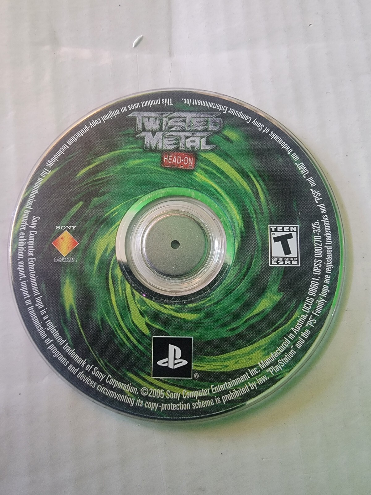 Twisted Metal Head On PSP Playstation Portable Game Disc Only. See Notes