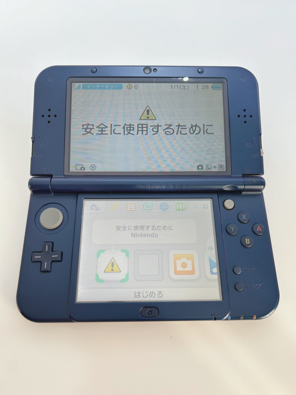 [Top IPS A-rank] New Nintendo 3DS LL console Metallic Blue with Charger/Stylus