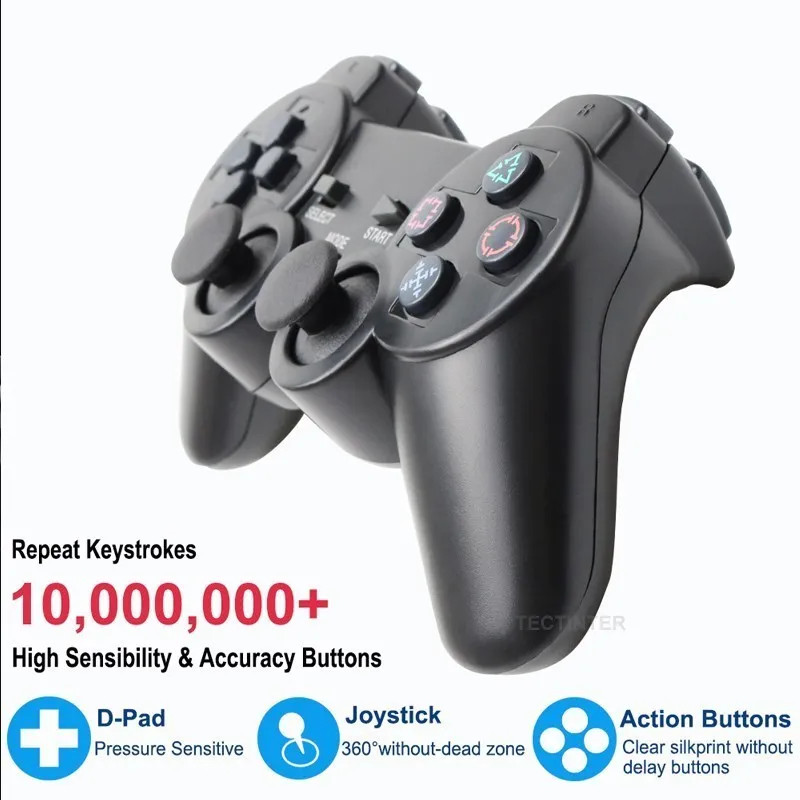 Wireless Gamepad for Sony PS2/PS1 Controller for Playstation 2 Console USB PC