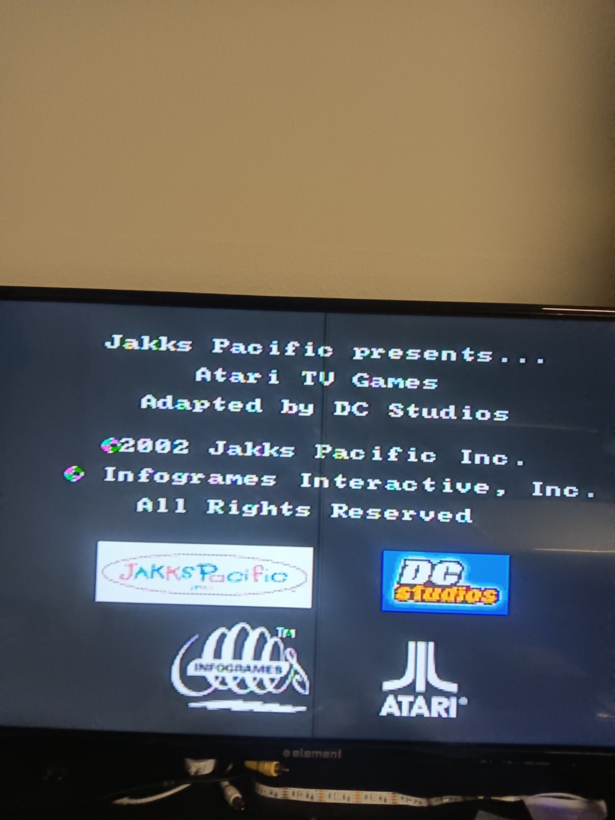 2002 JAKKS Pacific Atari 10-in-1 Plug & Play TV Video Game – Tested & Working