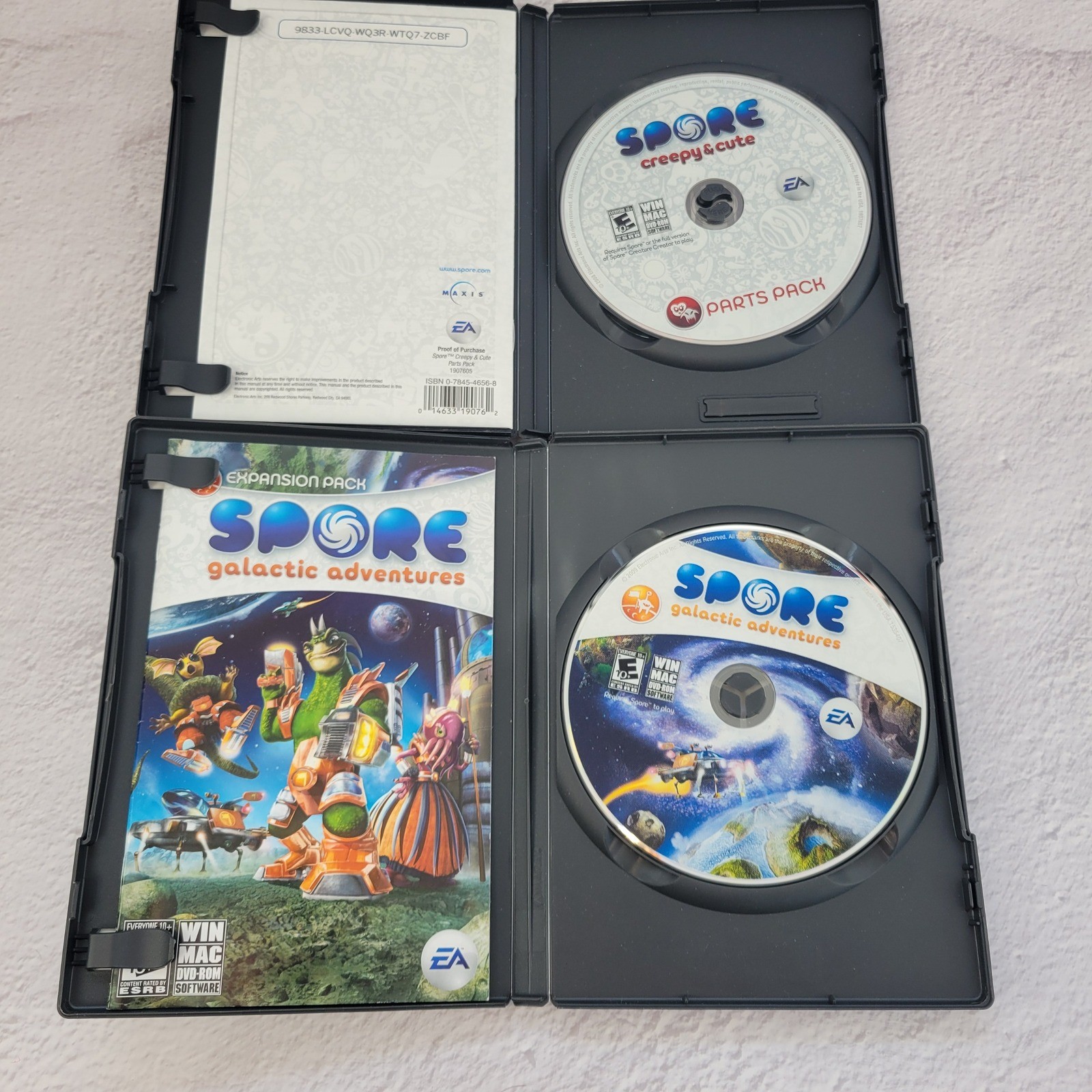 Spore PC Mac Game Bundle Galactic Adventures Creepy & Cute Prima Guide EA Maxis