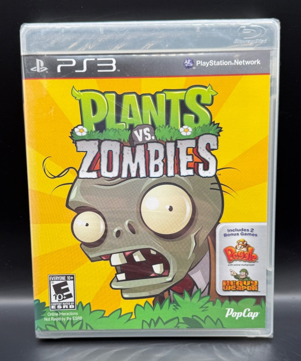 Plants Vs. Zombies – Sony PlayStation 3 – BRAND NEW/FACTORY SEALED