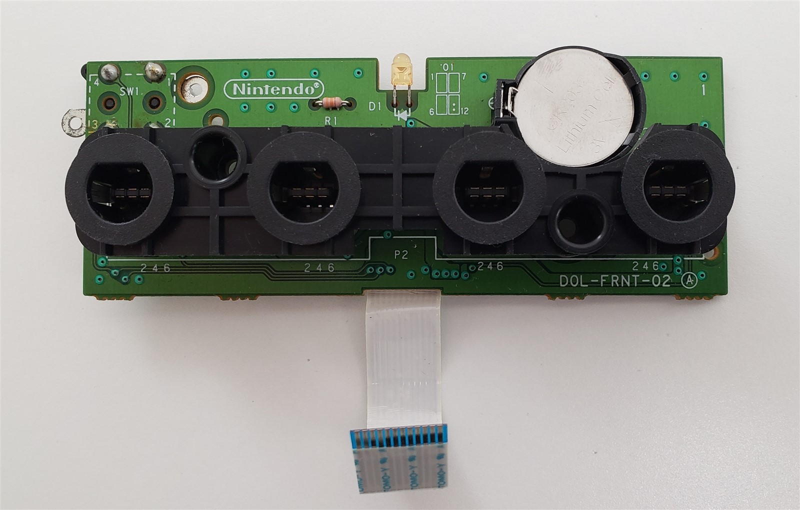 Nintendo GameCube Modified Controller Port Assembly w/ Removable Battery Holder