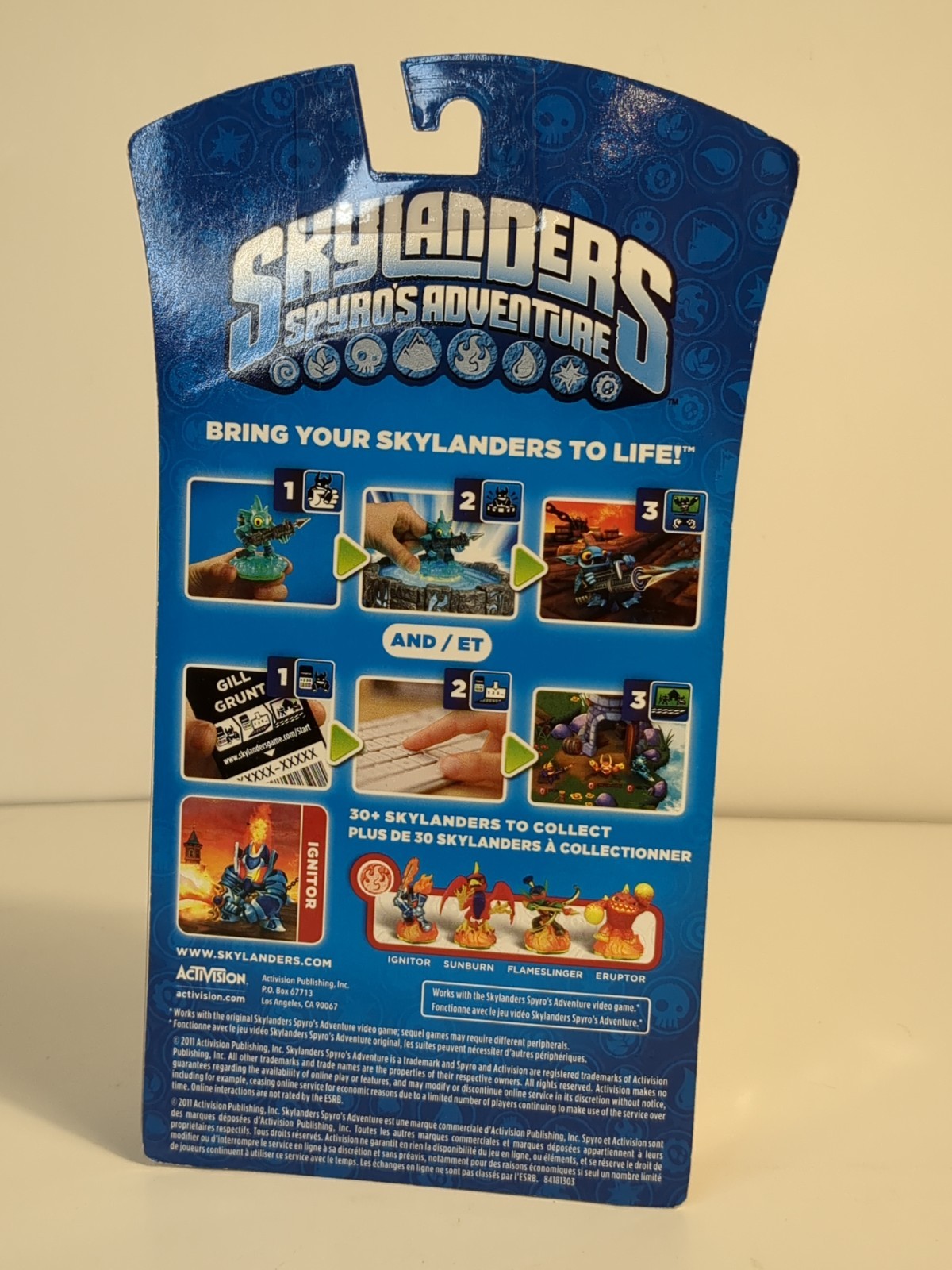 Skylanders Spyro’s Adventure: Ignitor Character Brand New Sealed 2011