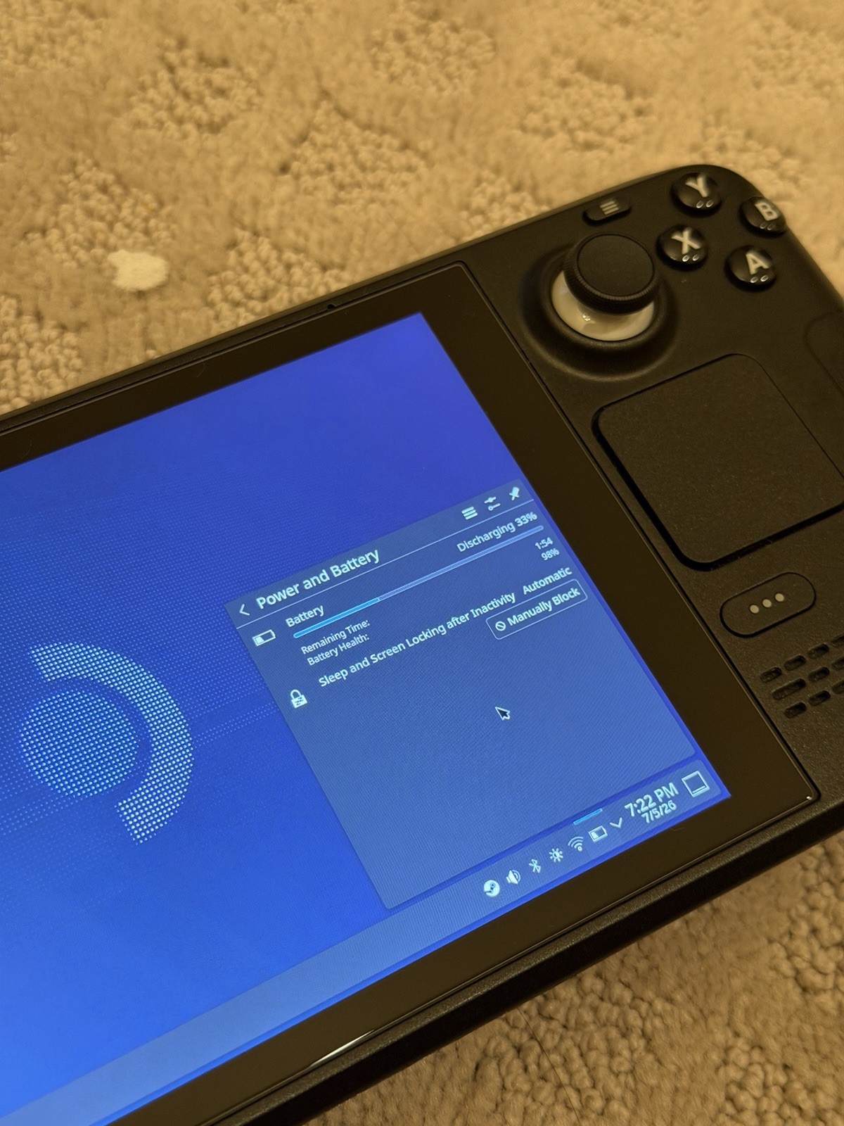 Valve Steam Deck 1 TB (LCD) Handheld System Black Wi-Fi USB-C w/ Case + 512GB SD
