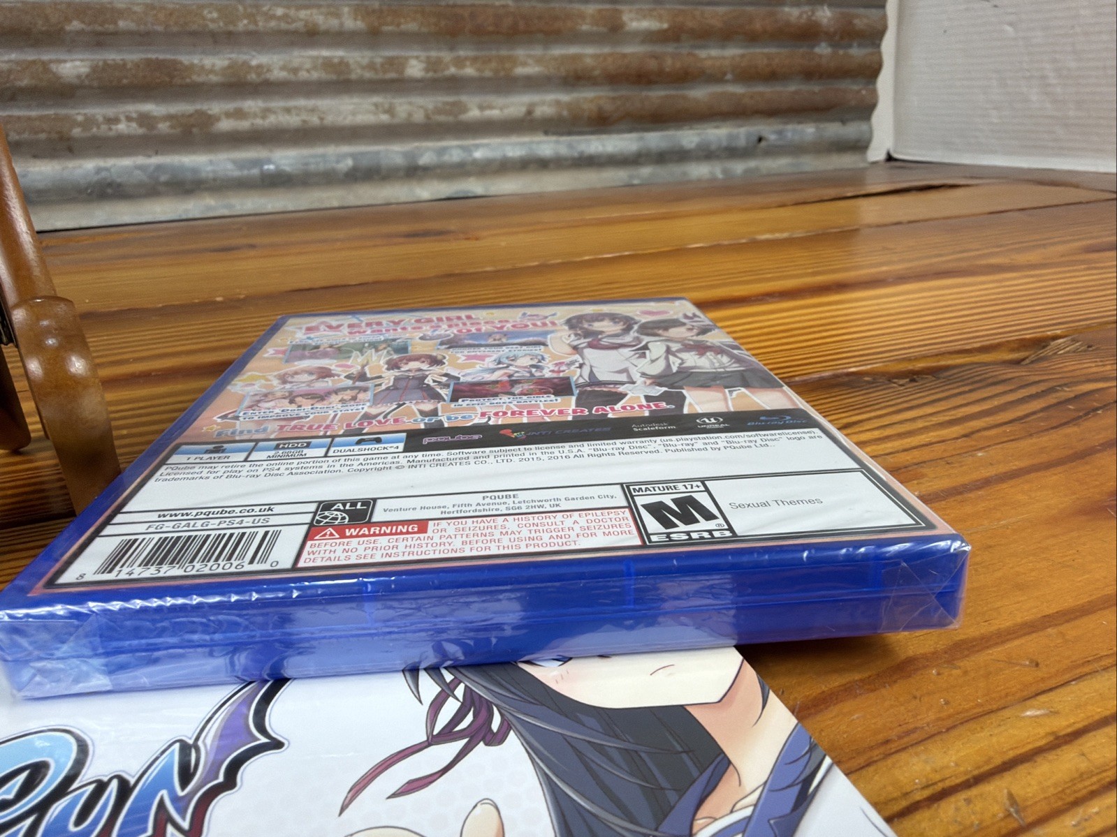 Gal Gun Double Peace Playstation 4 PS4 W/Art Booklet New Factory Sealed