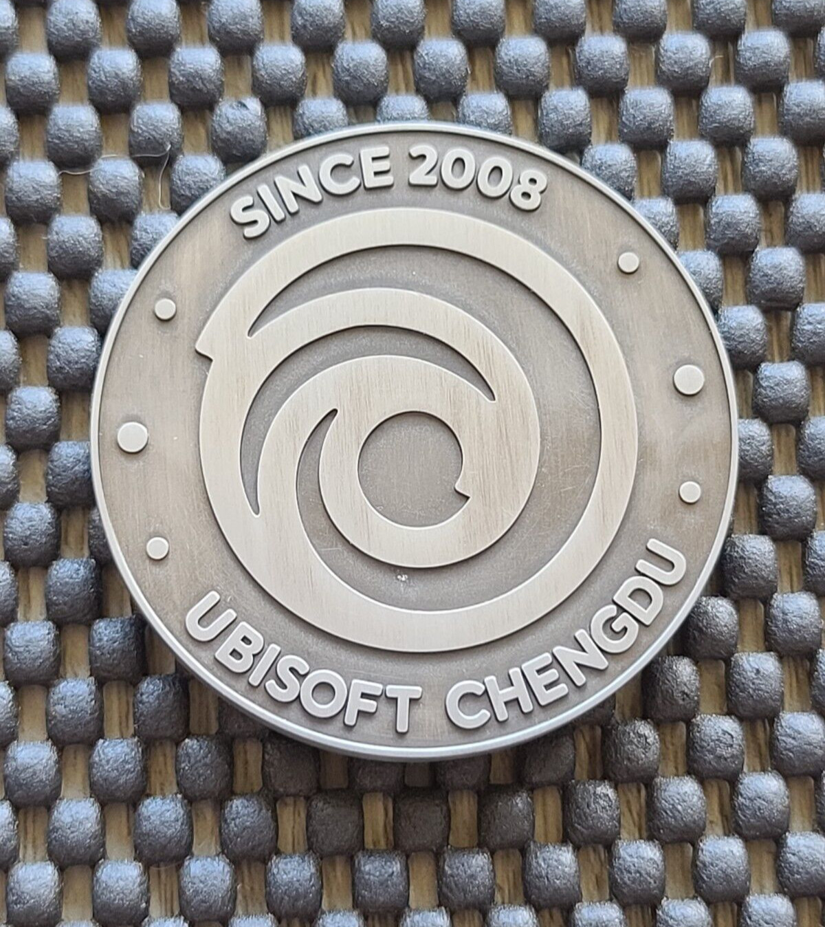 Ubisoft Employee Developer Service Medal Coin 2023 Chengdu China Rare Promo PC