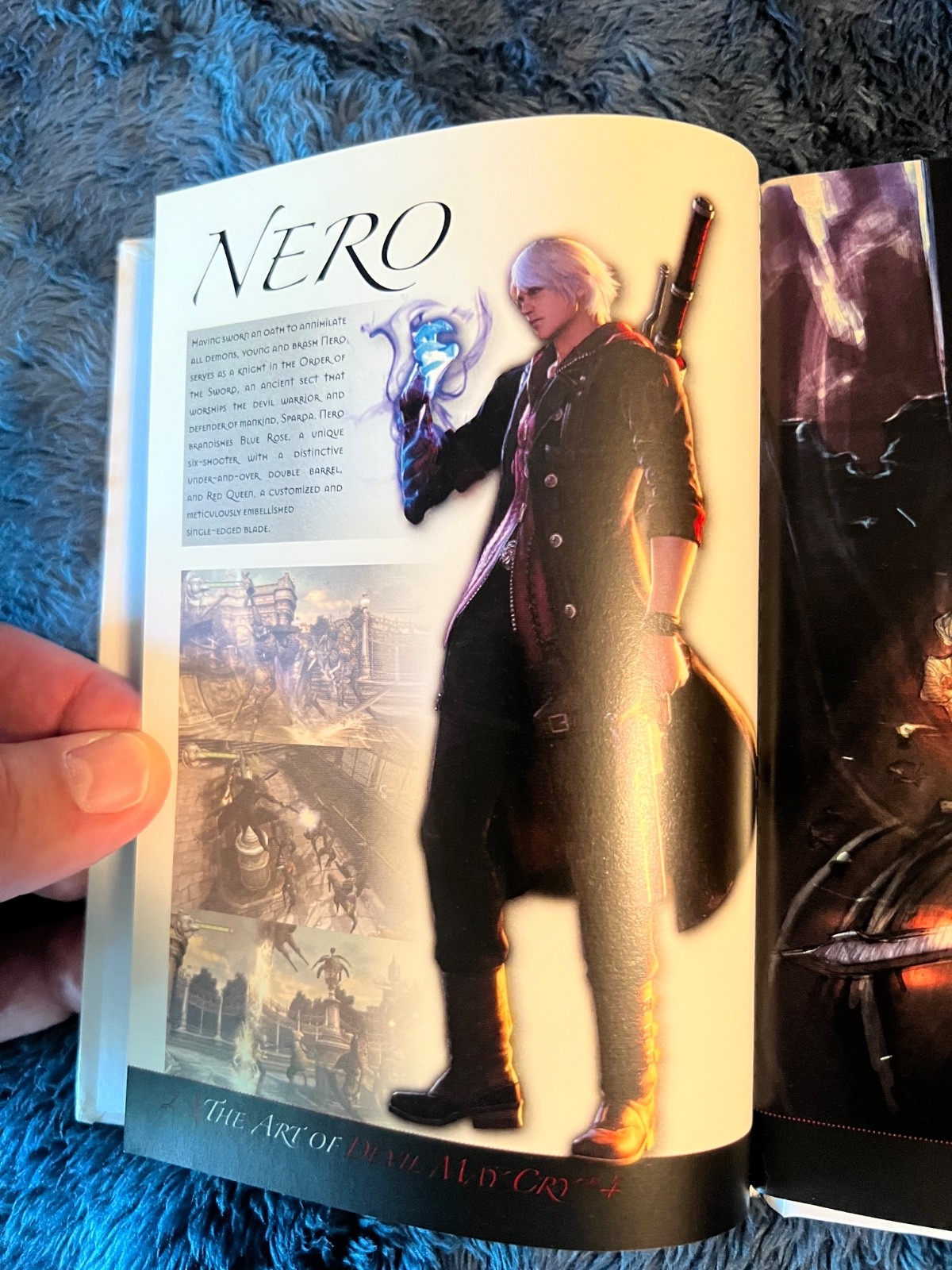 SDCC CAPCOM THE ART OF DEVIL MAY CRY 4 MINI HARDCOVER BOOK