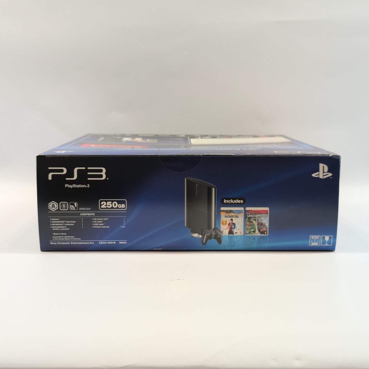 Factory Sealed Sony PS3 Super Slim PS3 250GB Limited Edition inFAMOUS Bundle