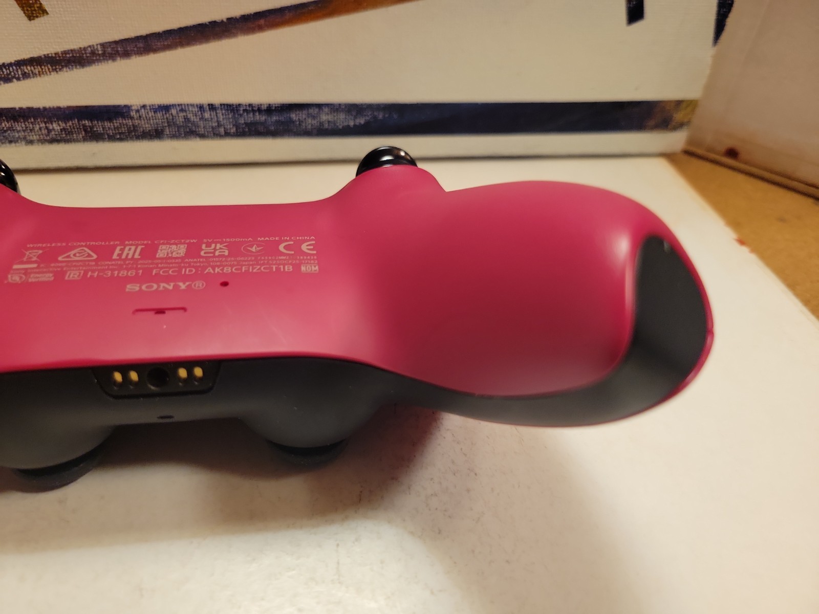TMR Analogs Custom Cosmic Red Ps5 Sony DualSense Wireless Controller