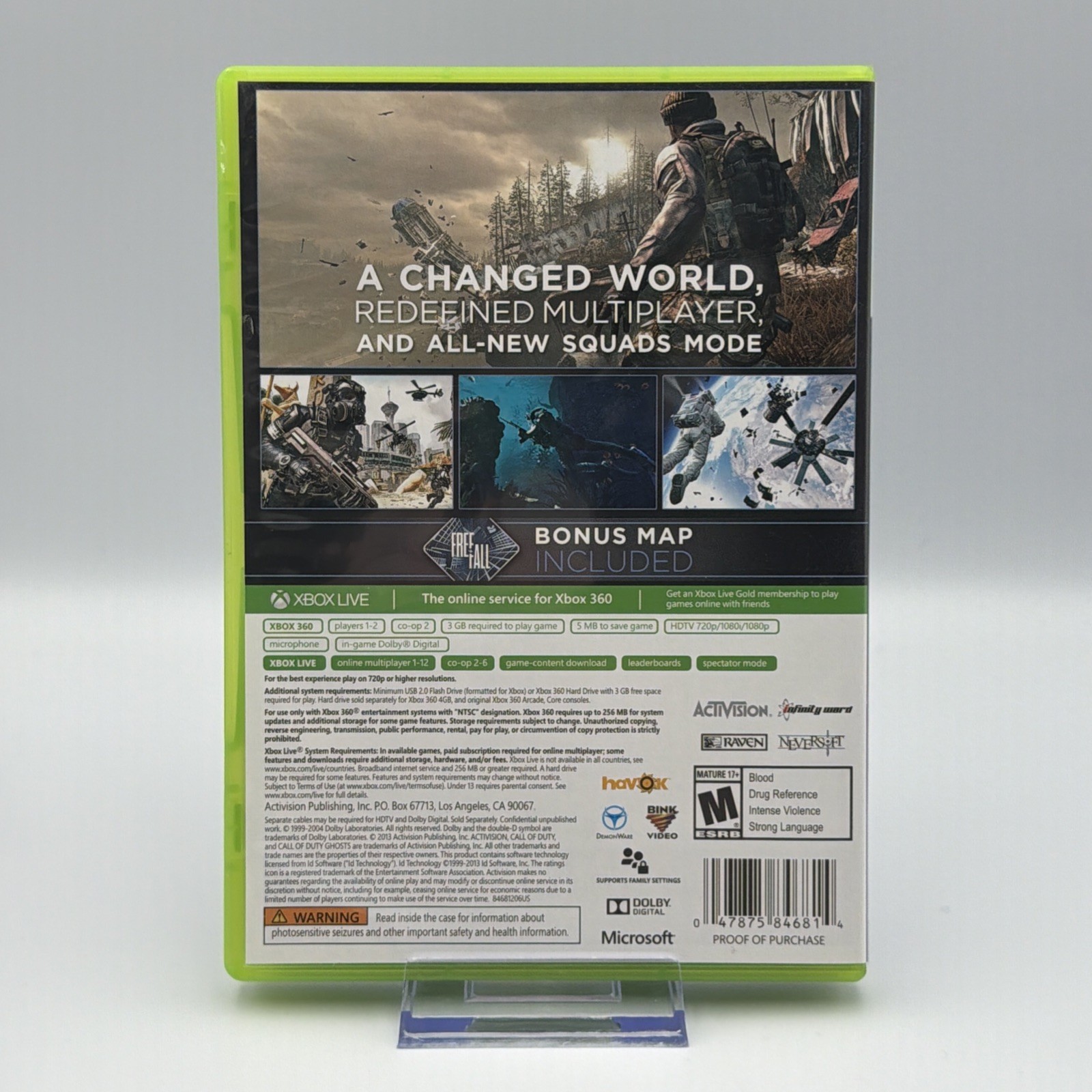 Call Of Duty Ghosts – Microsoft Xbox 360 Pristine Tested 1Y Guarantee