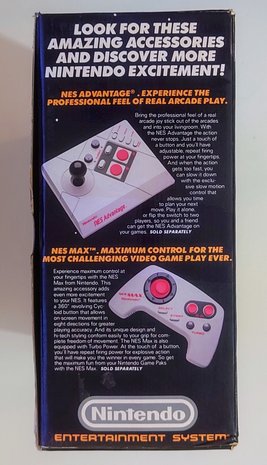 1989 oval seal Action Set complete in box original Nintendo NES Near Mint