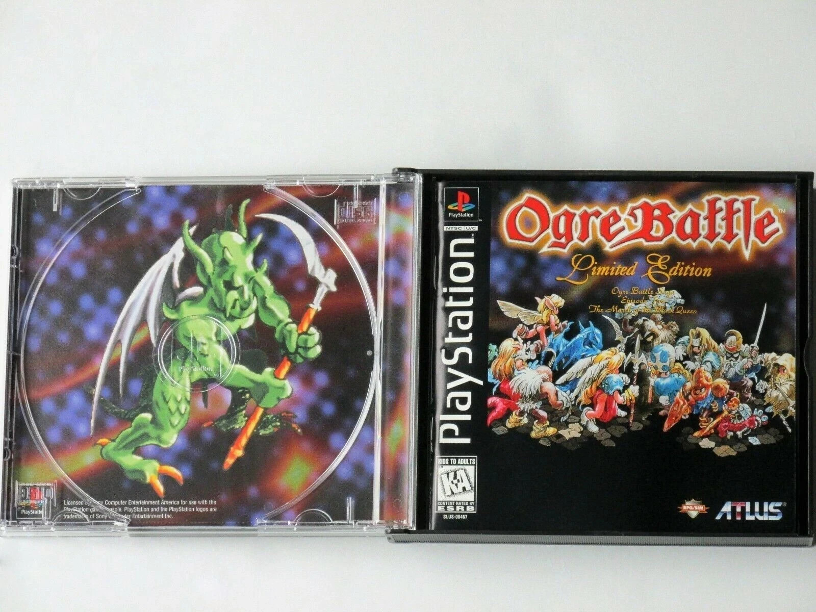 Ogre Battle Limited Edition (SONY PlayStation 1) PS1 COMPLETE PRISTINE NEW MINT