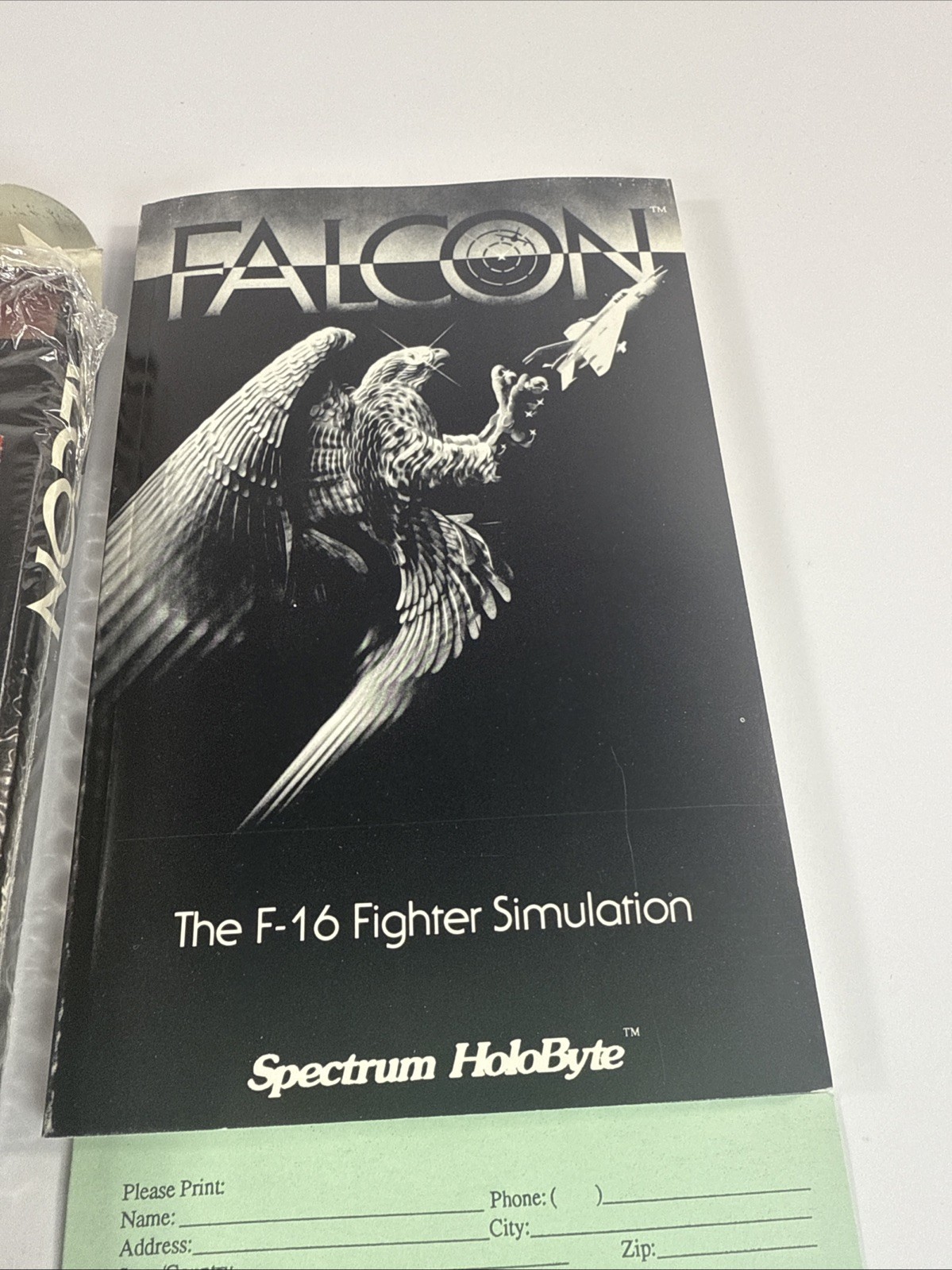 Falcon Flight Simulator Big Box Macintosh CIB By Spectrum Holobyte MINT COND