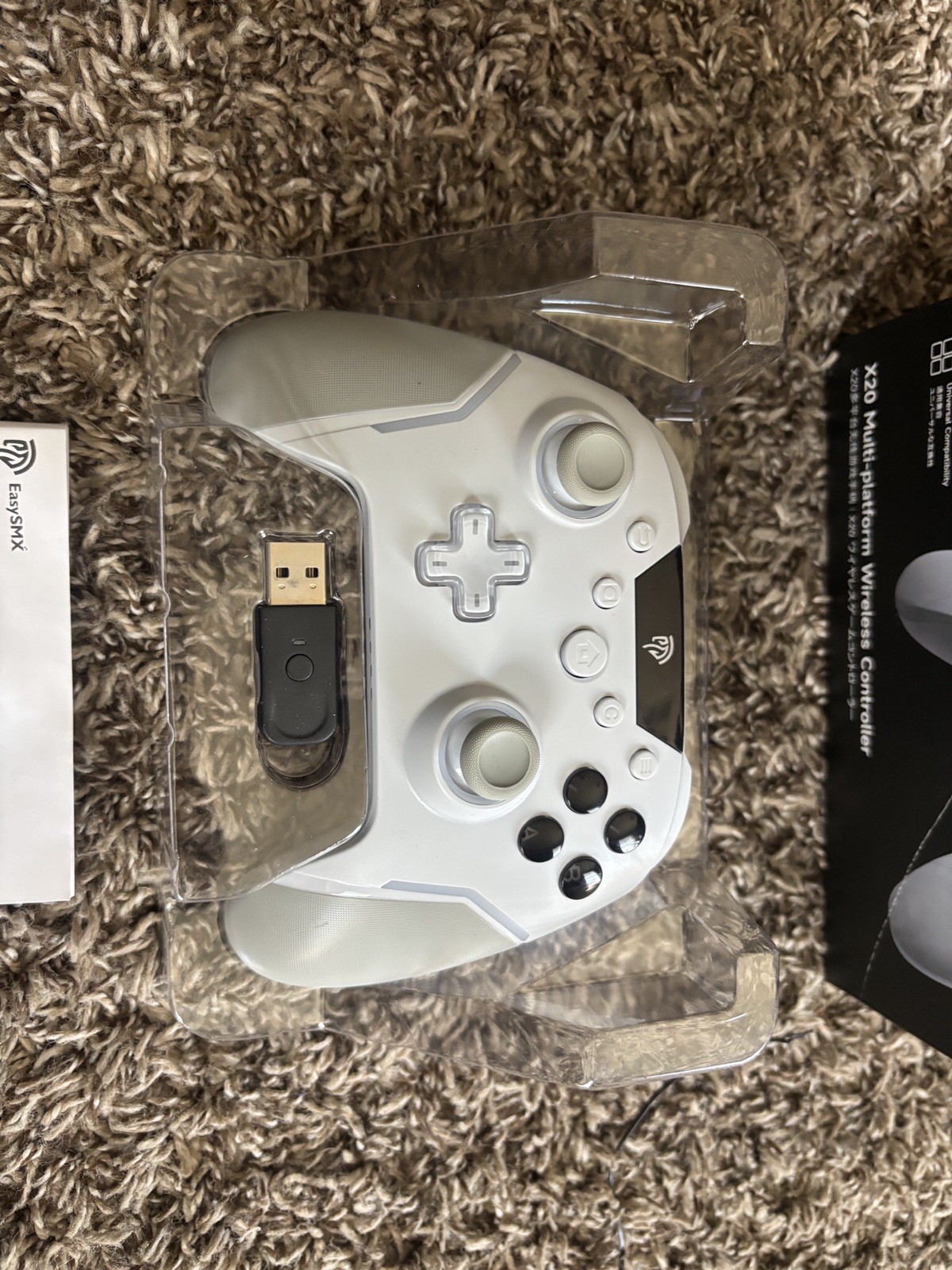EasySMX X20 Wireless Gaming Controller RGB Backlit PC/Switch/Android/Steam iOS