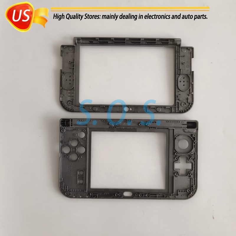 3in1 Top Bottom Middle Frame Housing Shell Case Battery Cover For New 3DS XL LL