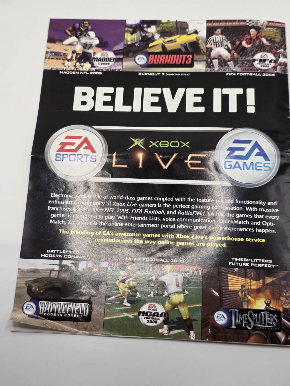 2004 Xbox Spring Guide Halo 2 Promo Brochure Booklet FREE Take One Rare 10.5×8