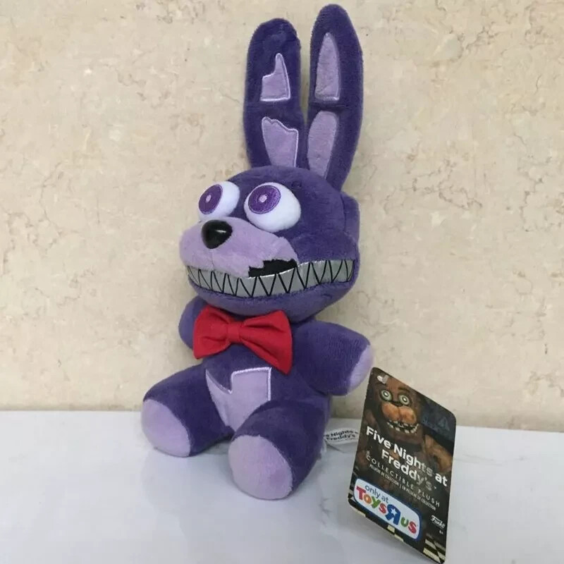 6″ FNAF FIVE NIGHTS AT FREDDY’S NIGHTMARE BONNIE PLUSH TOY kids gift doll