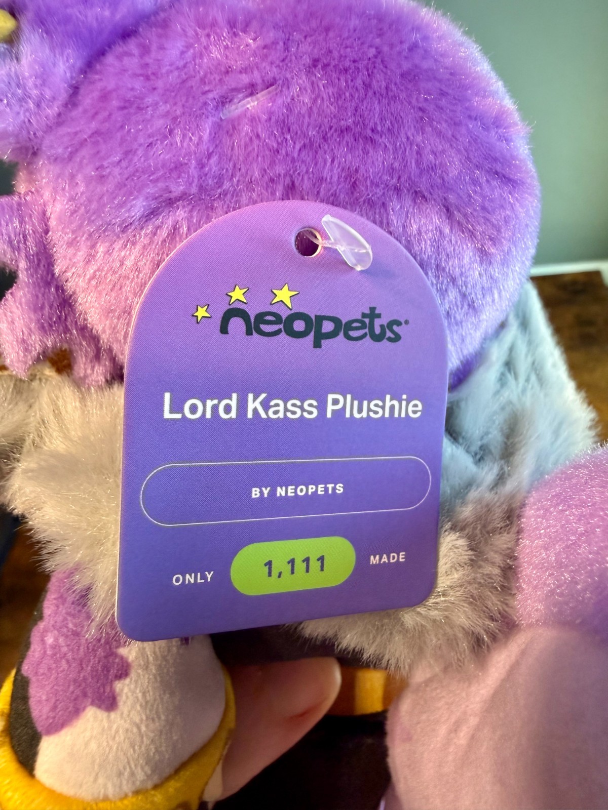 Makeship Neopets Lord Kass Plush With Code LE 1111 BNWT