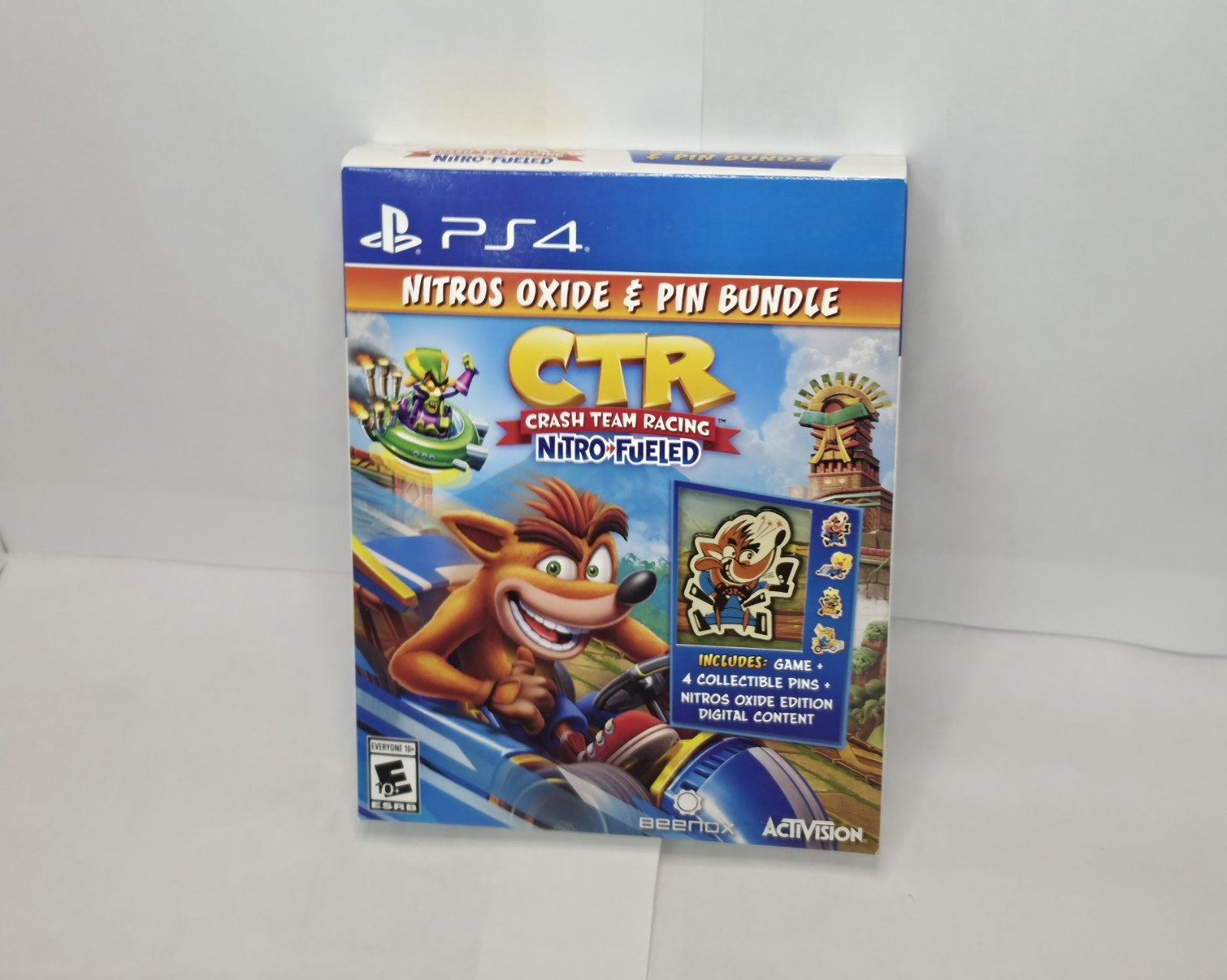 Crash Team Racing – Nitro Fueled (Nitros Oxide & Pin Bundle) (PS4) BRAND NEW