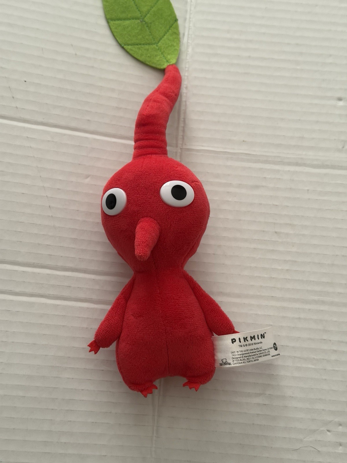 Sanei Pikmin Red Plush Stuffed Animal Japan Leaf Game Release Promo Toy 2018 7″