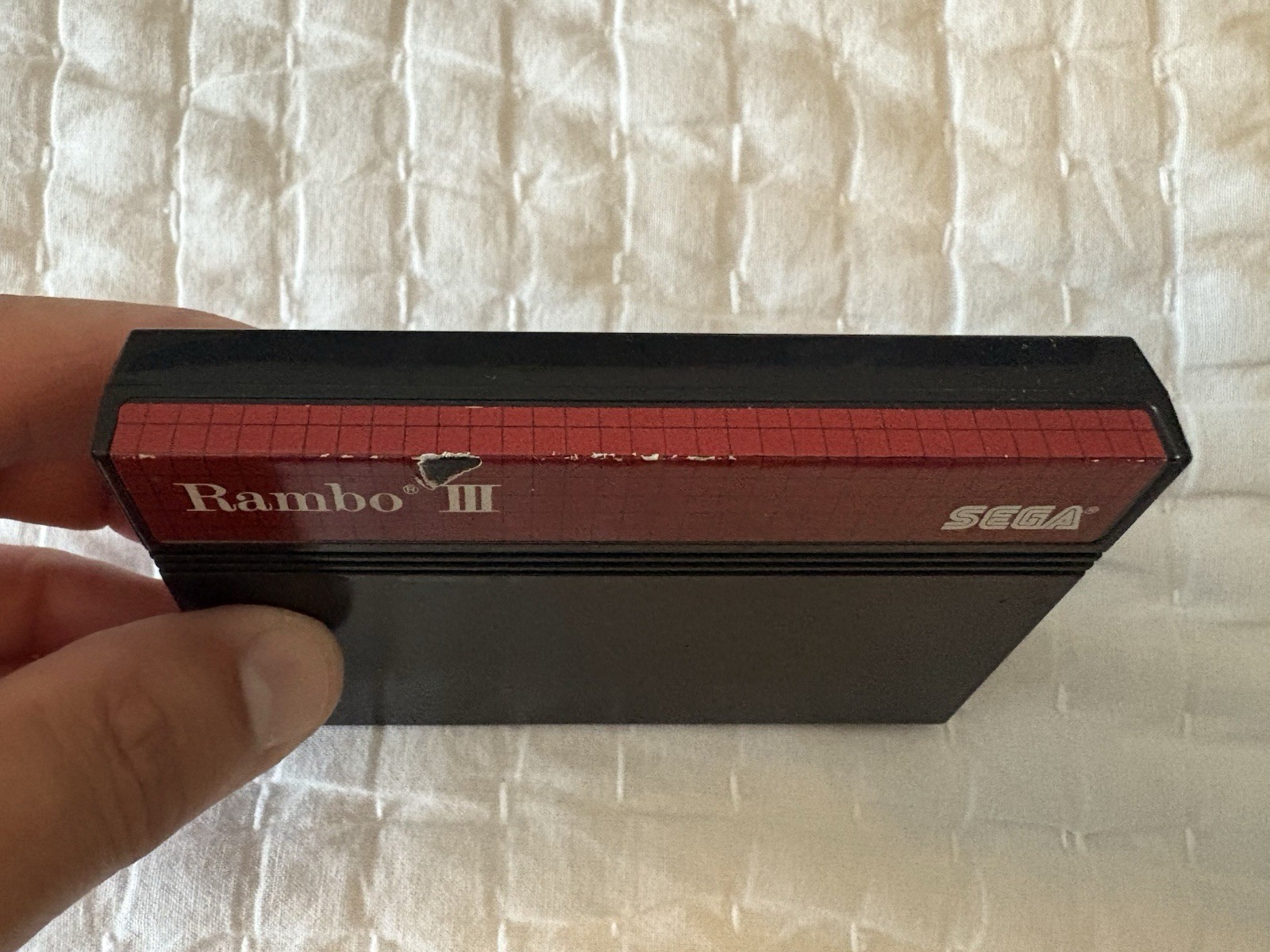 Sega Master System Lot Light phaser, OEM Cable And Rambo 3. Read Description!