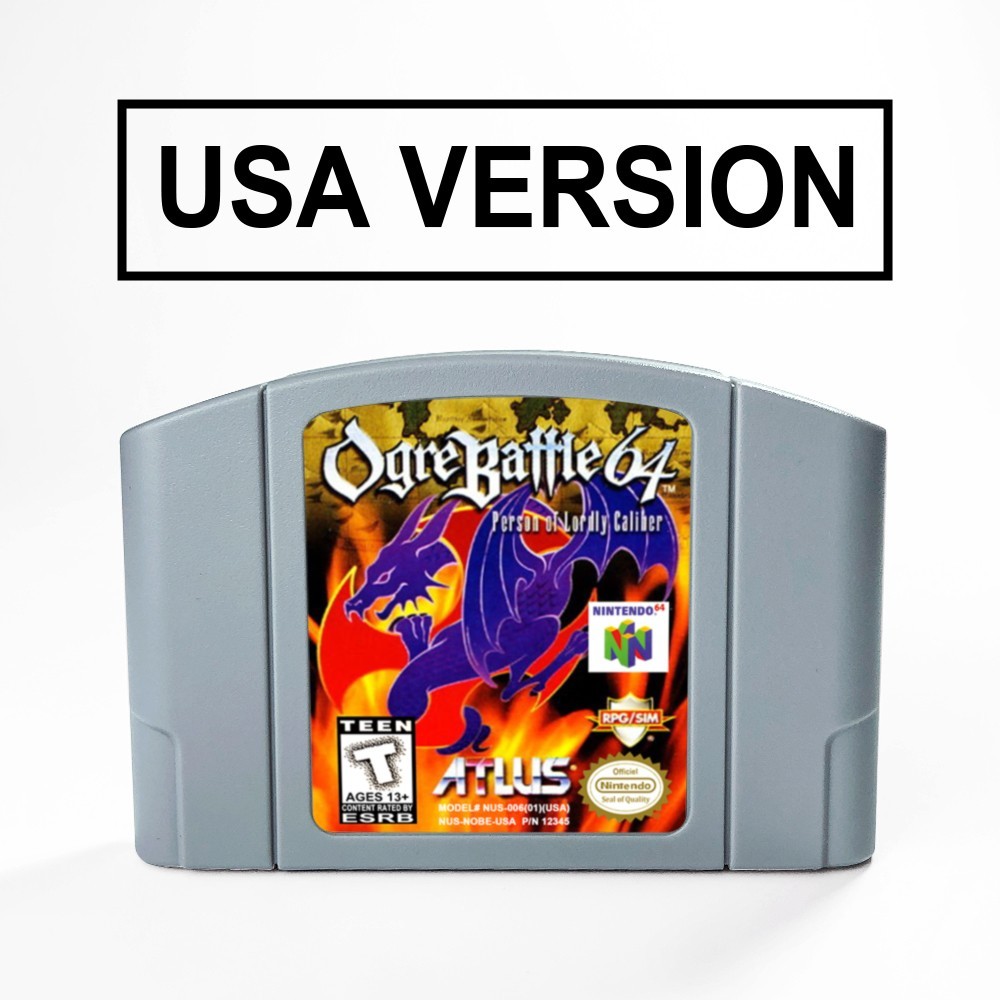 Ogre Battle 64 For Nintendo 64 N64 US Version