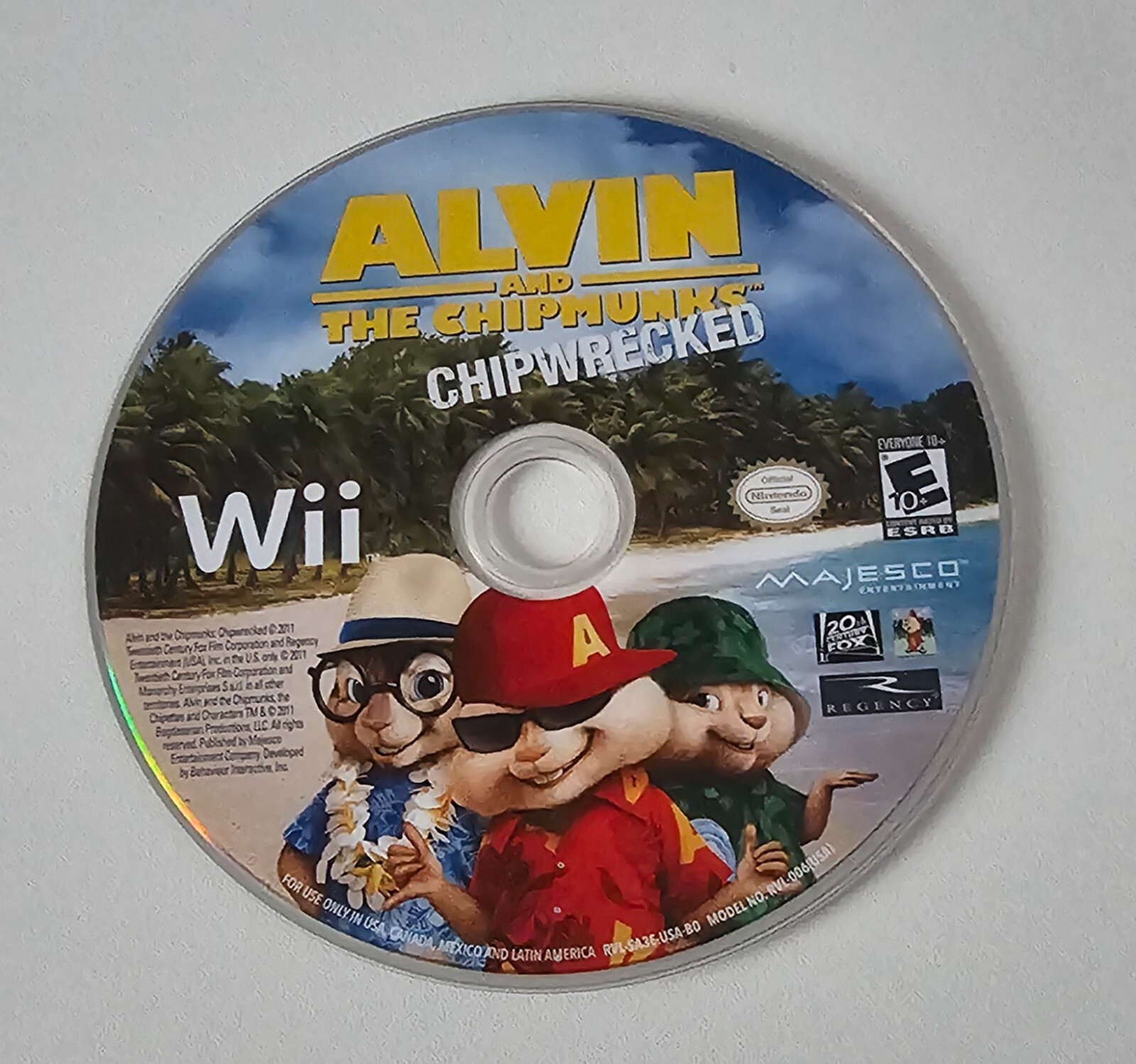 Alvin and the Chipmunks: Chipwrecked (Nintendo Wii, 2011) | CIB & Tested
