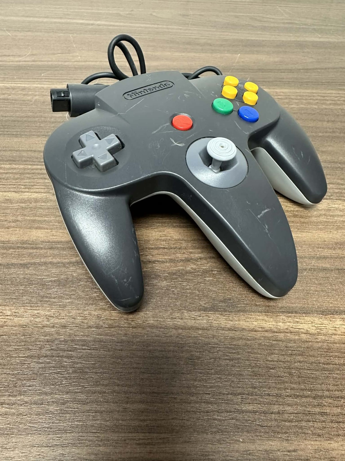 N64 Nintendo OEM 64 Controller Black And Gray Nintendo 64 NUS-005 3E