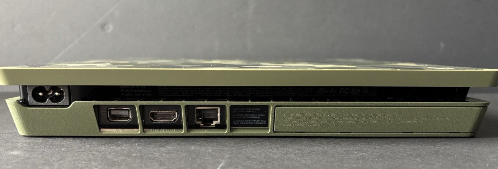 PS4 Slim Call of Duty WWII LE 1TB Green Camo Camouflage Tested with Games