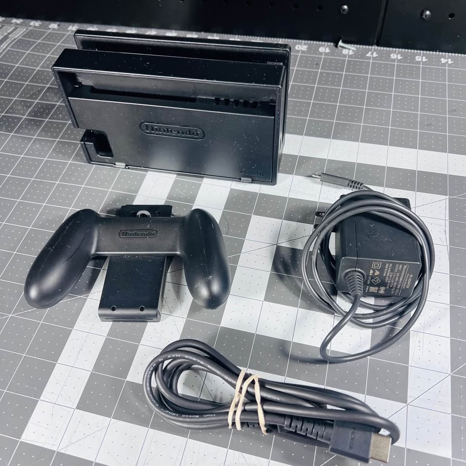 Nintendo Switch Docking Station Replacement- HAC-007 Dock, Joy-Con Grip & Cables
