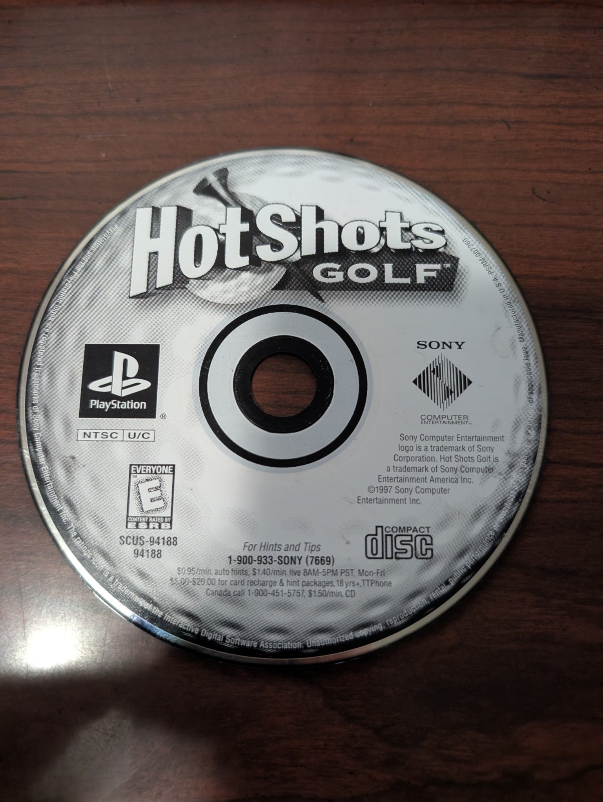 Hot Shots Golf (PlayStation 1 PS1, 1997) NO TRACKING – DISC ONLY 8058
