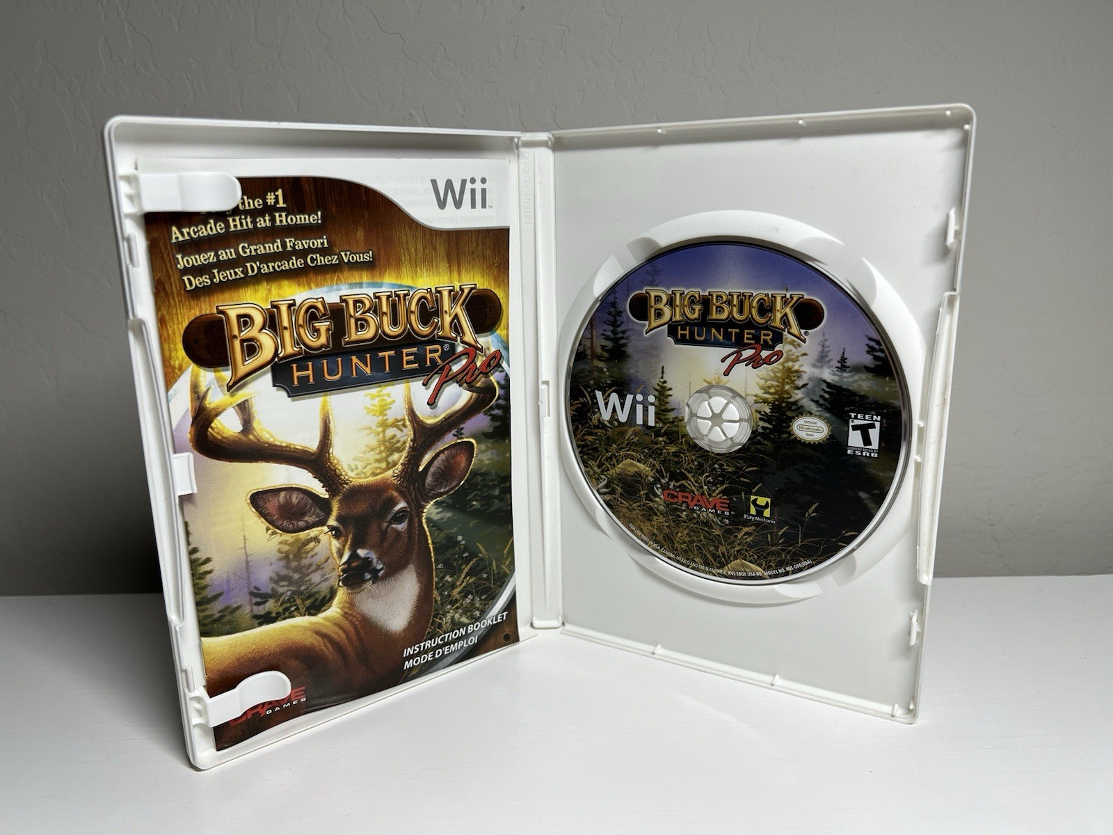 Big Buck Hunter Pro (Nintendo Wii, 2010) CIB With Manual Tested