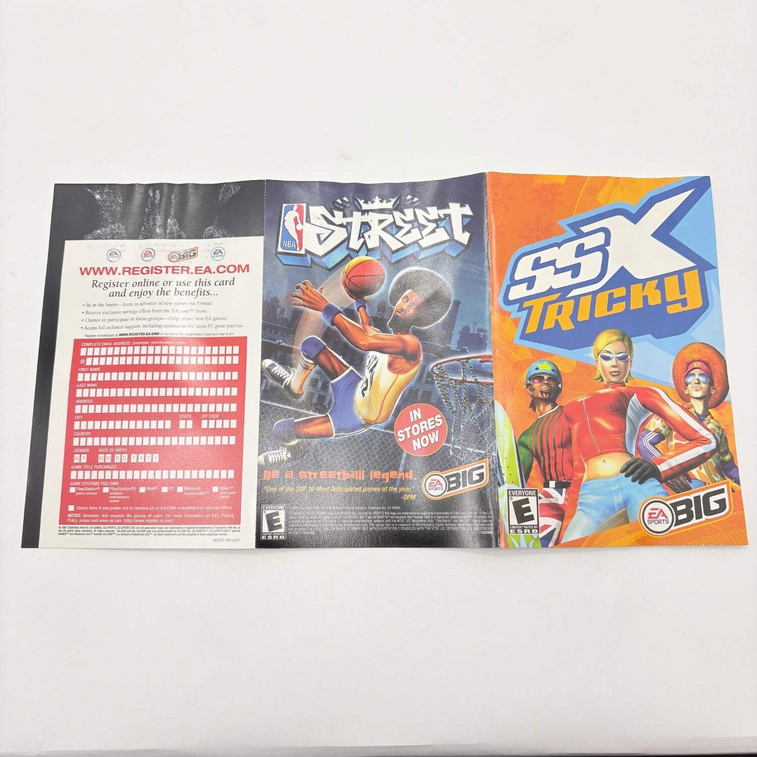 SSX Tricky (Sony PlayStation 2 PS2, 2001) CIB with Reg Card
