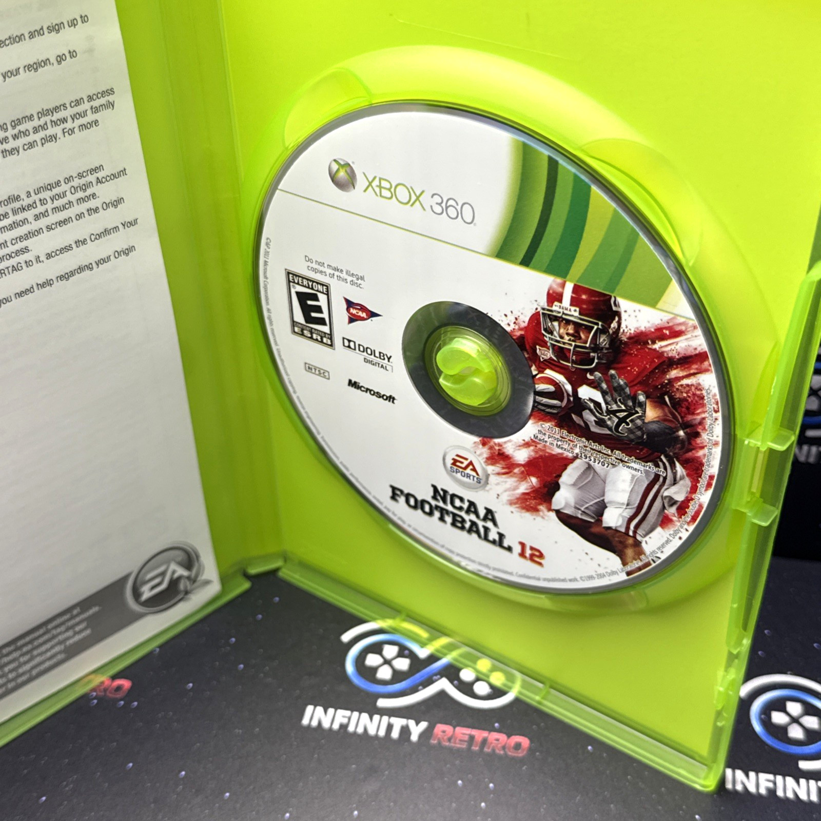 NCAA Football 12 Microsoft Xbox 360 CIB Refurbished & Tested Free Shipping