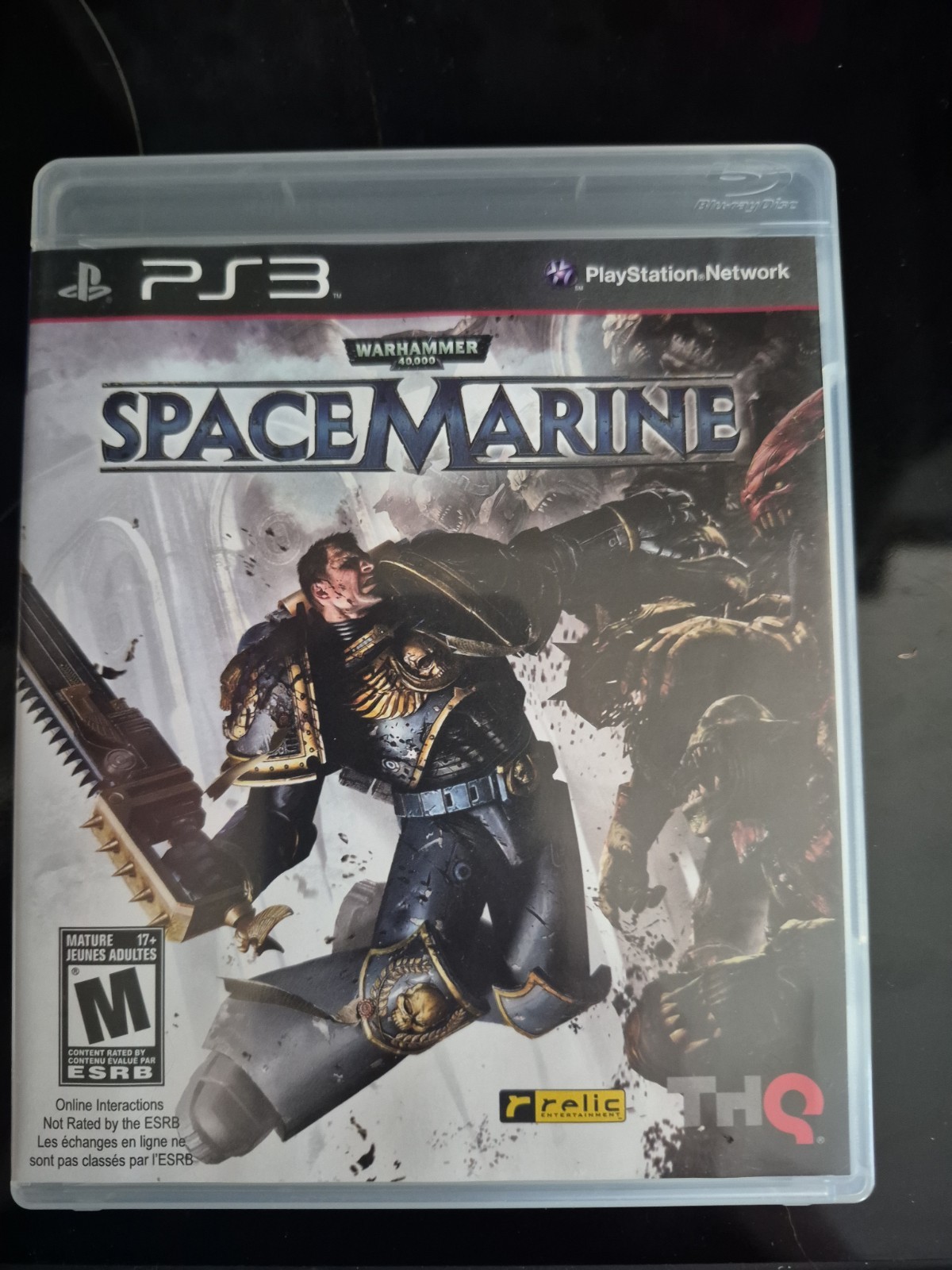 Warhammer 40000: Space Marine (Playstation 3, ps3, 2011) Video Game CIB Complete