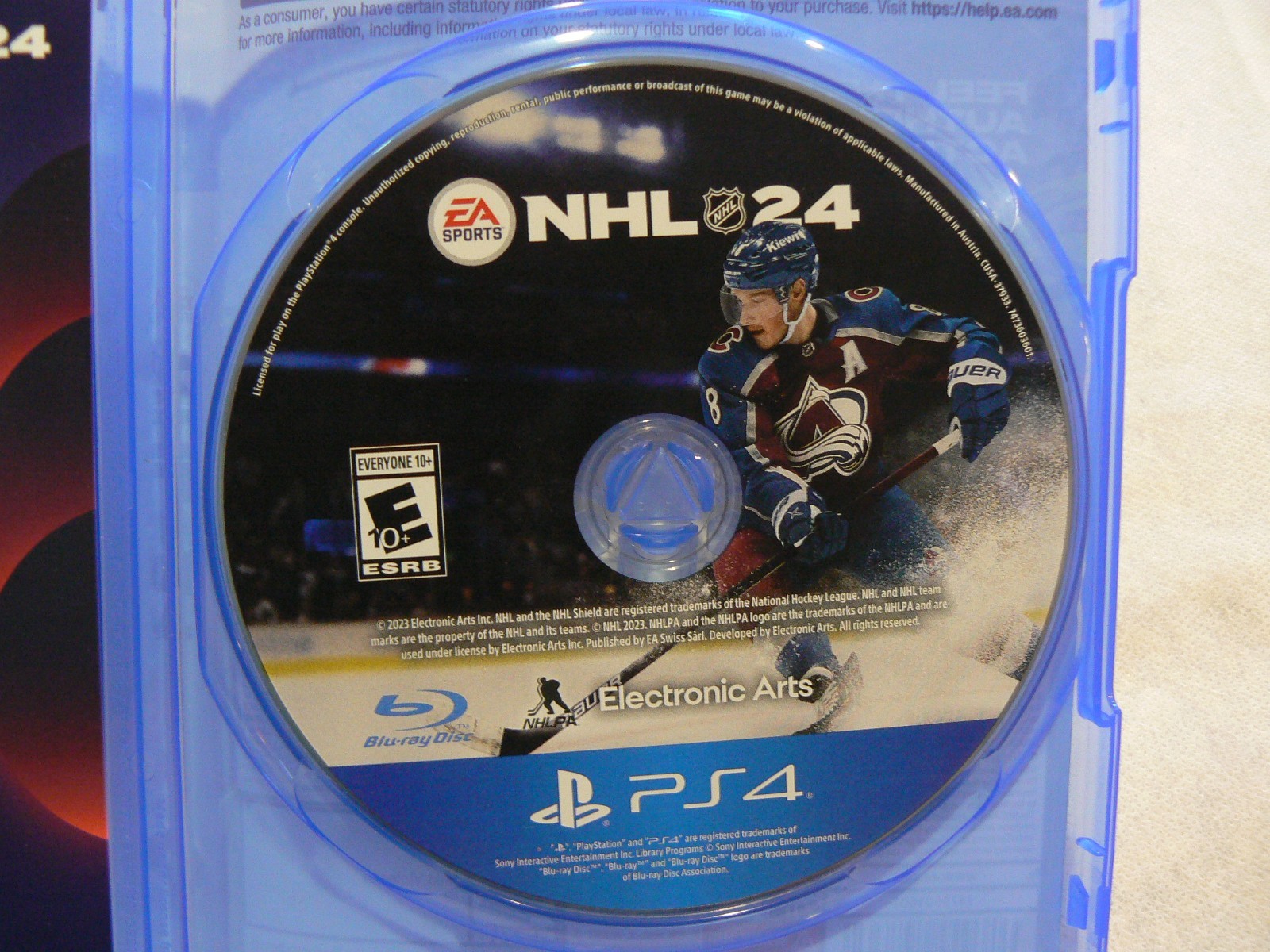NHL 24 (Sony PlayStation 4, PS4, 2023) Tested Working Perfectly