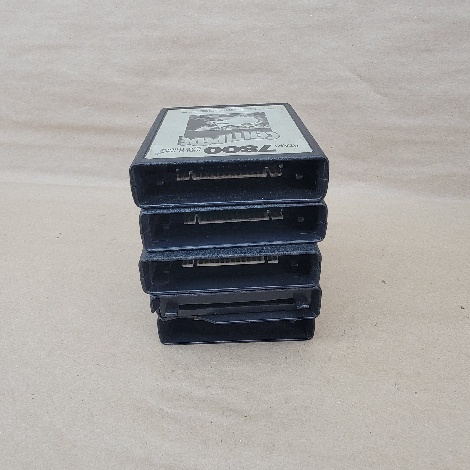 Lot of 5 Atari 7800 Games Food Fight Ms. Pac-Man Centipede & Pole Position