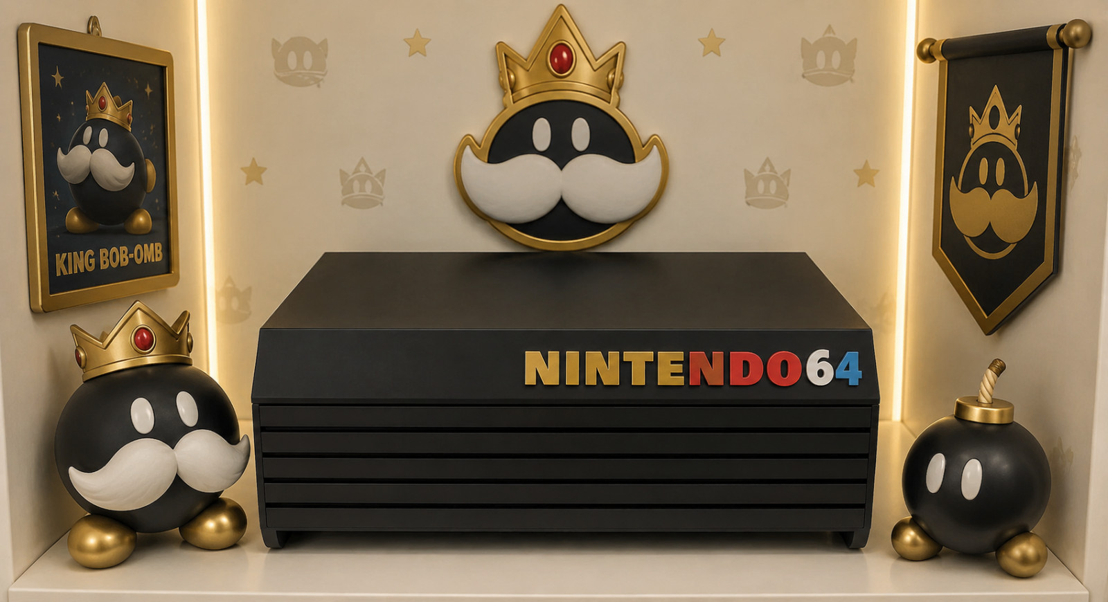 Nintendo 64 Cartridge Storage – Holds 18 N64 Games