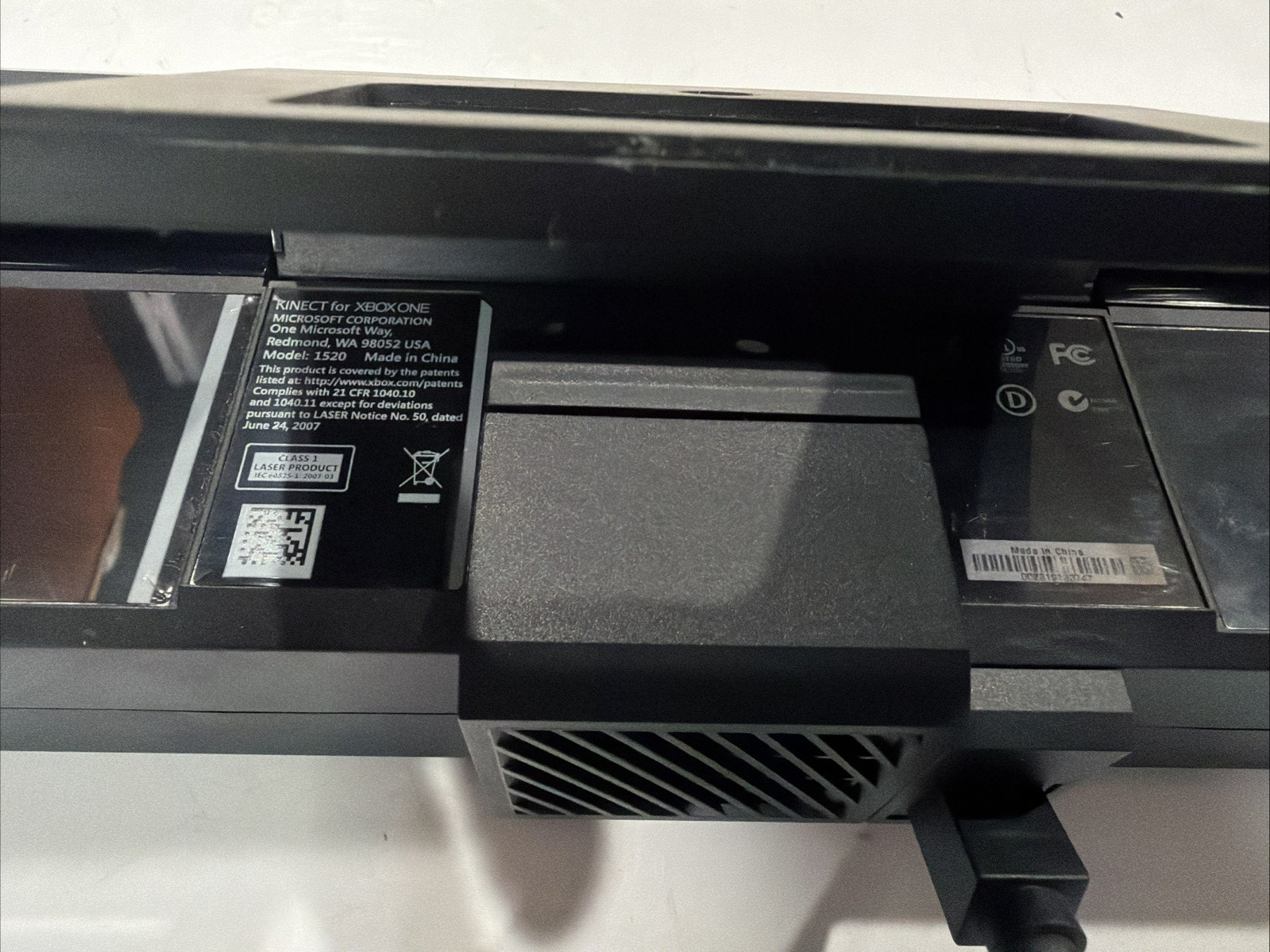 Microsoft Xbox One 1 Kinect Camera Motion Sensor Bar Black Model 1520 Used