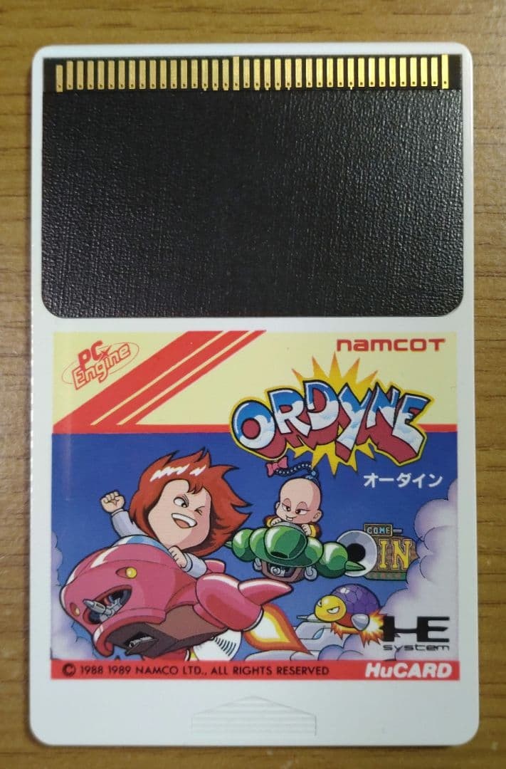 Ordyne namCOT PC Engine HuCard Used Tested Japanese ver with Case