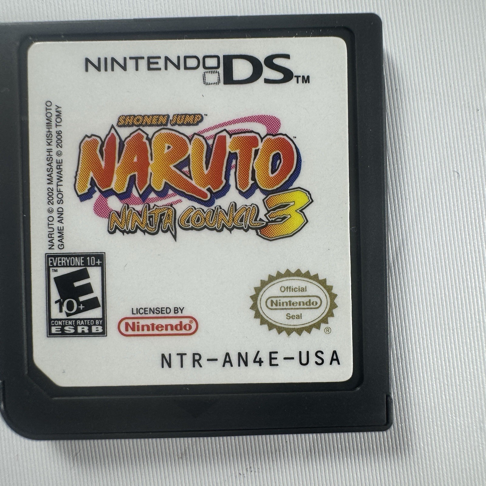 Naruto Ninja Council 3 Nintendo DS CIB Complete With Manual Promo Card PR 016